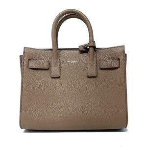 YSL Yves Saint Laurent Classic Sac De Jour Baby Grained Leather Shoulder Bag